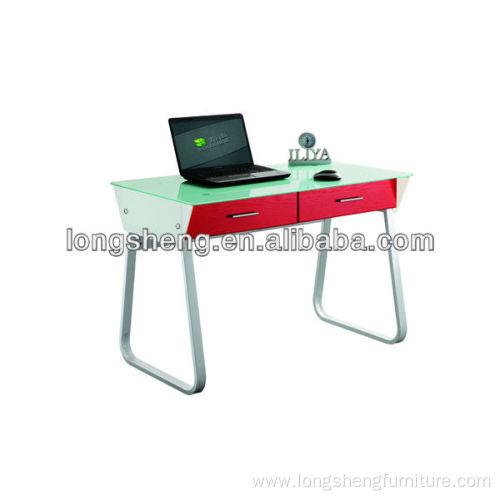 New Modern Design White painting glass Office Desk